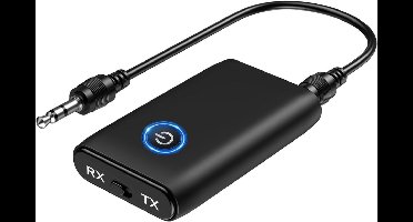 Bluetooth Receiver Aux - Ontvanger - Carkit - Zwart