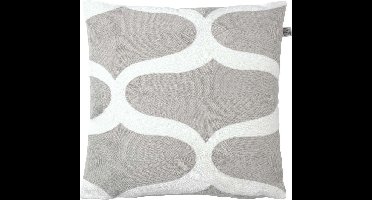 Dutch Decor WILKA - Sierkussen 45x45 cm - Zand - Inclusief binnenkussen