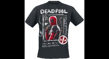 Deadpool Wolverine Sketches Heren T-shirt - zwart - XXL