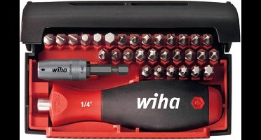 Wiha 34686 Bitset 32-delig Plat, Kruiskop Phillips, Kruiskop Pozidriv, Inbus, Binnen-Torx