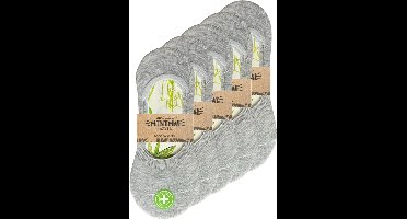 green-goose® Bamboe Sneakersokken | Unisex | 5 Paar | Grijs | Zwart | Wit | Maat 43 - 47 | Duurzaam en Comfortabel | 95% Bamboe