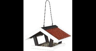 Trixie nature vogelhuis hang zwart / wit 30x18x28 cm