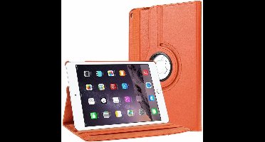 Ntech Apple iPad 9.7 (2018-2017) Hoes Case Cover 360° draaibaar Multi stand Oranje