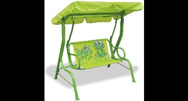 vidaXL - Kinderschommelstoel - groen