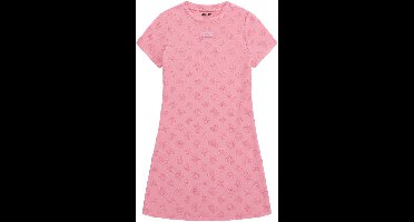 Guess Girls Logo Jurk Pink - Maat 128