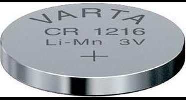 Varta CR1216 knoopcel batterij - 5 stuks