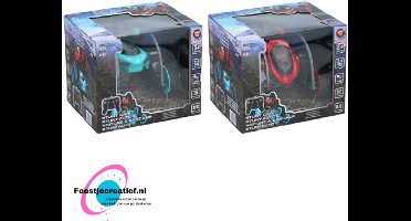 GEARBOX RC Stuntauto rood of blauw