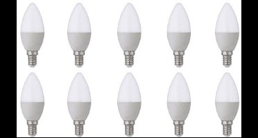 LED Lamp 10 Pack - E14 Fitting - 4W - Helder/Koud Wit 6400K