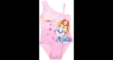 Paw Patrol - Nickelodeon - badpak - Skye en Everest - Licht roze. Maat 98/104 cm - 3/4 jaar.