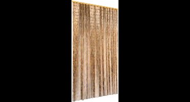 vidaXL - Vliegengordijn - 100x200 - cm - bamboe