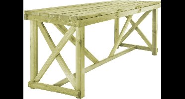 vidaXL - Tuintafel - 160x79x75 - cm - hout