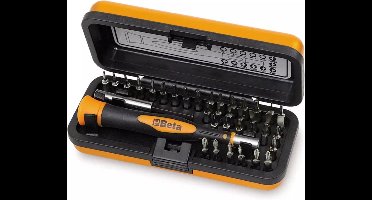 Beta Micro schroevendraaierset - 36-delig - Magnetische bithouder - Torx en Phillips bits - Compact en draagbaar