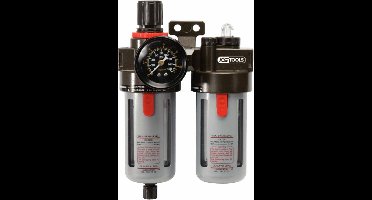 KS Tools Drukregelaar met accessoires 1/4" 0.5-12 Bar 515.3355