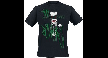 Batman The Joker - Green Eye Fold Heren T-shirt - zwart - XL