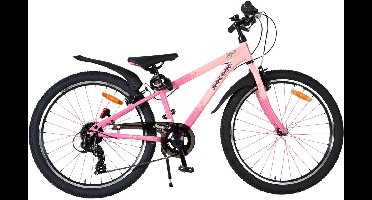 Volare Mystic Kinderfiets - 24 inch - Roze - 7 speed