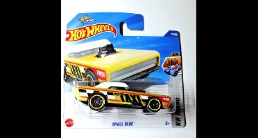 HOT WHEELS SMALL BLOC TAXI CAB BLACK YELLOW 7/250 1:64 HW METRO 2/5 SHORT CARD