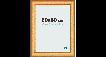 Your Decoration - Fotolijst 60x80 cm - MDF - Goud Mat - Lazio