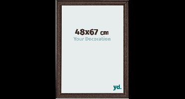 Your Decoration - Fotolijst 48x67 cm - MDF - Eiken Donker - Lazio