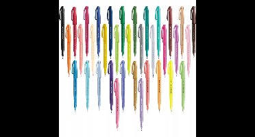 Pentel Brush Sign Pen SES15C - Kalligrafiemarker, Kleur Kora