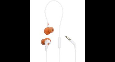 JBL Endurance Run 3 - Bedrade Sport Oordopjes - In-ear met FlipHook & TwistLock - Oortjes - 3.5 mm Koptelefoon Aansluiting - IP65 - Hardlopen & Fitness - Wit