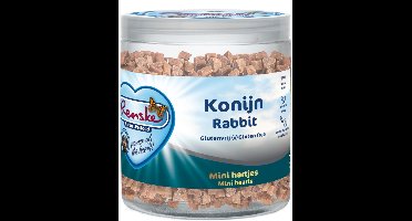 Renske Gezonde Beloning Mini Hartjes - Verwensnacks - Konijn 300 g