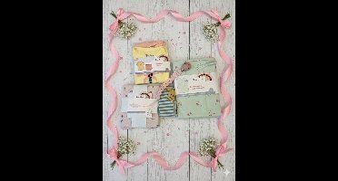 Maminobaby.nl | Baby geschenkset meisjes | Dekbedovertrek | Handgemaakte Speenkoord | Winnie the pooh maillot | Ankleedkussenhoes | Kraamcadeau | Babyshower