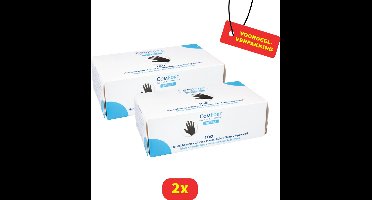 ComFort Nitril handschoenen - ongepoederd - Maat L - Zwart- 2 x 100 stuks - Voordeelverpakking!