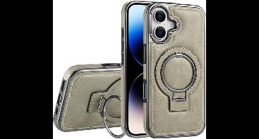 iPhone 17 Telefoonhoesje – Magnetische Case van Luxe Kunstleer