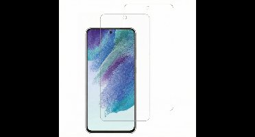 Accezz Screen protector - Geschikt voor Samsung Galaxy S21 FE - 2 pack glass screenprotector