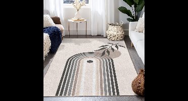 Stijlvol Wasbaar Antislip Vloerkleed Rechthoek – Katoen & Polypropyleen – Voor BinnenTeppichDik 561 2