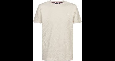 Petrol Industries - Heren Jersey T-shirt Pedregal - Wit - Maat M