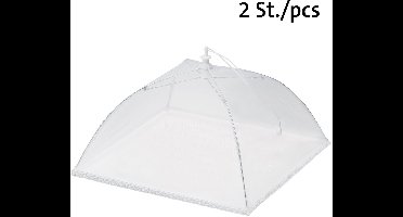 Westmark 2 Voedselhoezen, Opvouwbaar, 34 x 34 cm, Kunststof, Wit, 232822E3