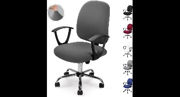 Stoelhoezen- Stoelbeschermers-Bureaustoelen computer Stoel Draaistoel-Geen Stoelen-1 Stks-Grijs