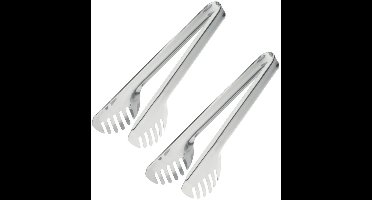 Westmark 2 spaghetti/salade/serveertang, lengte: 23,8 cm elk, roestvrij staal, kleur: zilver, 127922E3