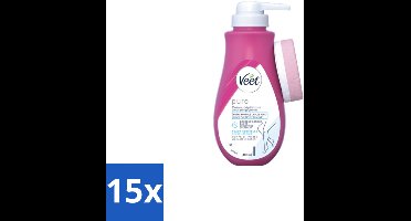 Veet Pure - Ontharingscrème - Gevoelige Huid - Geen Geur van Ammoniak - 400ml - Bulkverpakking - 15 stuks