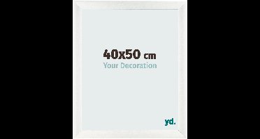 Your Decoration - Fotolijst 40x50 cm - MDF - Wit Geveegd - Pisa
