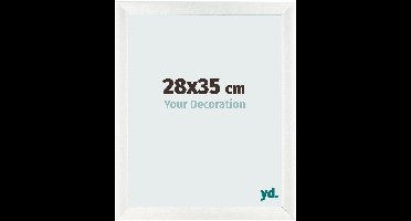 Your Decoration - Fotolijst 28x35 cm - MDF - Wit Geveegd - Pisa