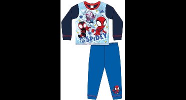 Spidey en zijn geweldige Vrienden - Pyjama - Maat 98/104 - Spidey and his Amazing Friends - Jongenspyjama