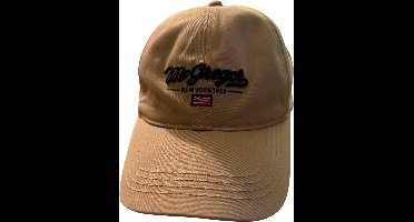 McGregor Classic Cotton Cap – Unisex Baseball Pet – Beige – One Size – Verstelbaar – Geborduurd Logo – Comfortabele Pasvorm