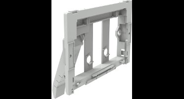 FugaFlow Eccelente Press Scharnierende Achterplaat - tbv Qeramiq Push (metal) drukplaat met invoer - passend voor Geberit UP320