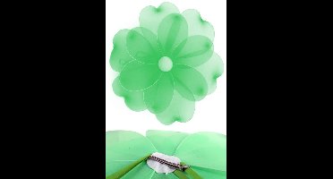 Bloem groen deco dia 55 cm met clip