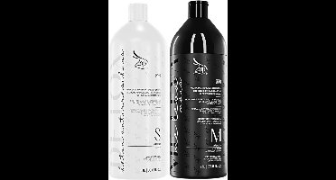 Zap Cosmeticos | Me Leva Black & Detox Kit | Braziliaanse Keratine Behandeling | (2x) 1000 ml