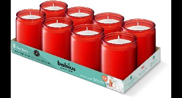 Starlight Kaars Rood (8 Stuks) - Bolsius GJ468