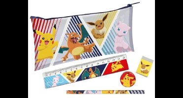 Cyp Brands Pokemony Serie - Pokemon Etui Met Inhoud - Met Afdrukken - 19x11x2 cm