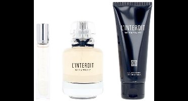 Parfumset voor Dames Givenchy L'INTERDIT 3 Onderdelen