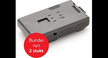 Solis Vervangende Batterij voor Solis Flexi Vac Cleaner 350 - Accu - Alleen Compatibel met de Solis Flexi Vac Cleaner 350 - 2 Pack