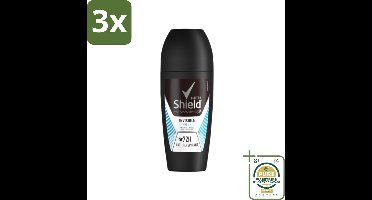 3 x Rexona Men - Invisible Fresh - Deo Roll-on - Anti-transpirant - 50 ml - Grootverpakking - Deodorant Voor Mannen - Anti-transpirant - Zweetbestendig - Fris Geur - Roll-on Deodorant