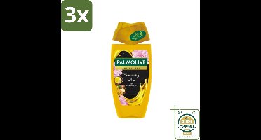 3 x Palmolive - Thermal Spa - Douchegel - Pampering Oil - Macadamia - 250 ml - Grootverpakking - Douchegel - Pampering Oil - Spa Douchegel - Macadamia Oil - Citrus Geur
