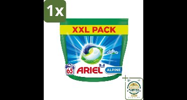 1 x Ariel – Pods 3in1 – Alpine – 1319 g – 65 wasbeurten- Koffiezetapparaat - Koffiezetapparaat - Koffiezetapparaat