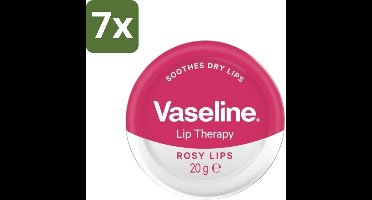 Vaseline - Rosy Lips - Lip Therapy - Verzorgend - 20 g - Bulkverpakking - 7 stuks
